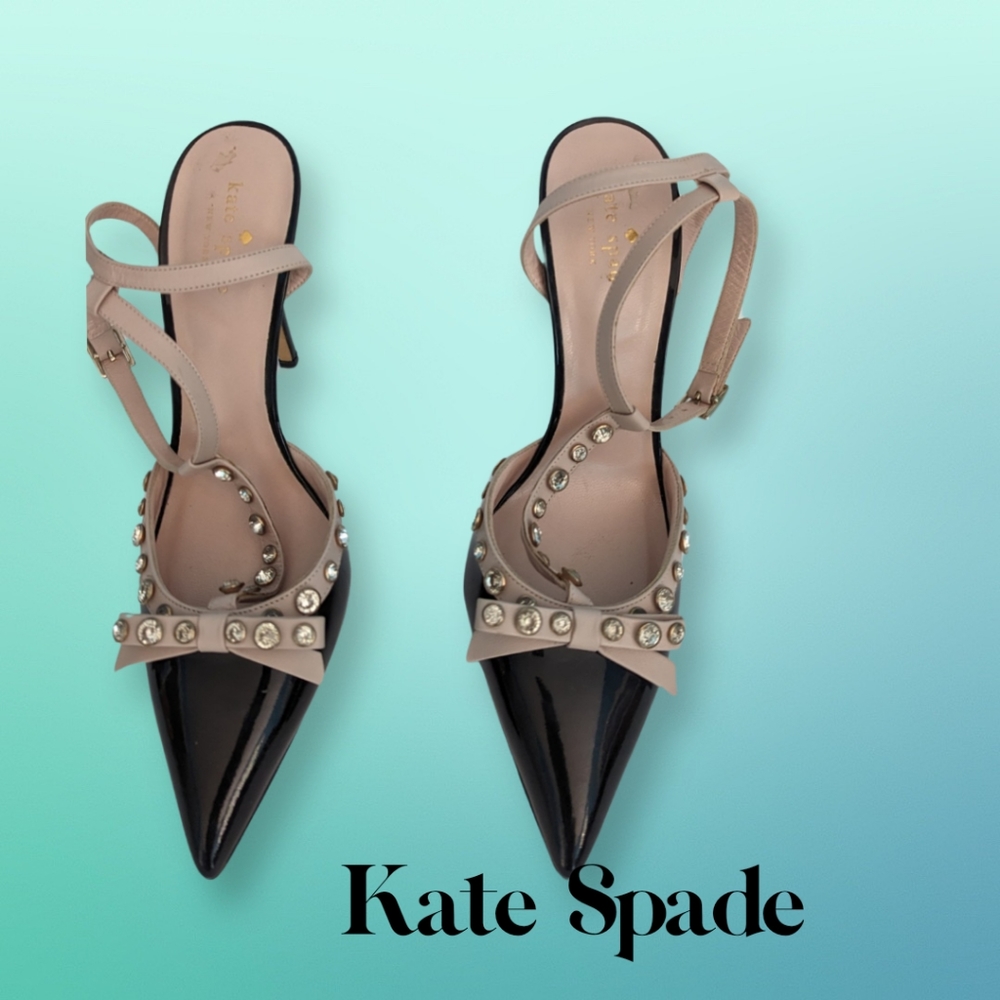 Kate Spade jewel embellished dressy shoes